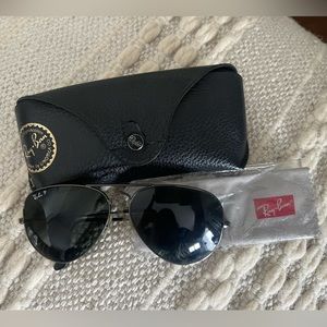 Ray-Ban Sunglasses Aviator Metal (Gunmetal) unisex